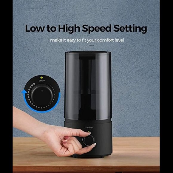 Raydrop Cool Mist Humidifiers for Babies, half gal. Quiet Ultrasonic Humidifier - Picture 7 of 12